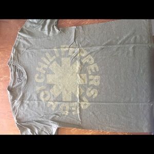 Olive Green M Band T-Shirt - Red Hot Chili Peppers